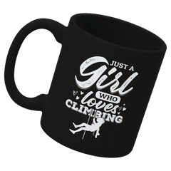 Climbing Just A Girl Who Loves Climbing 11oz Mug