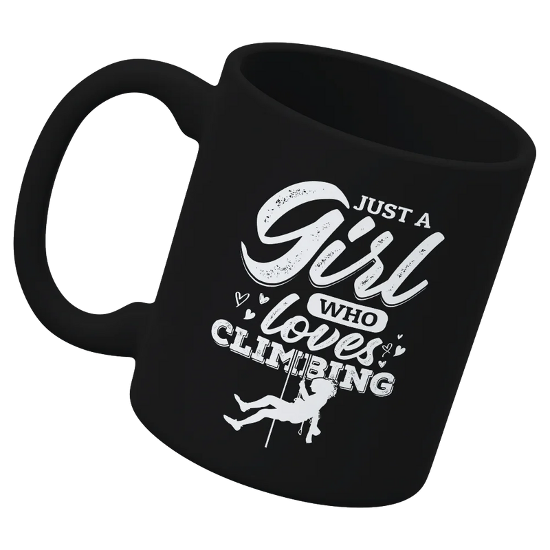 Climbing Just A Girl Who Loves Climbing 11oz Mug