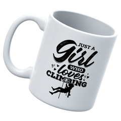 Climbing Just A Girl Who Loves Climbing 11oz Mug